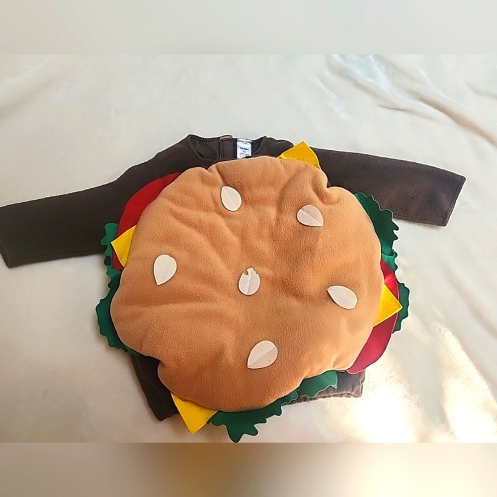 Old Navy Cheeseburger Plush Costume- 2T/3T